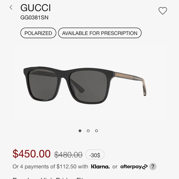 Gucci polarized men’s sunglasses - Picture 9 of 9